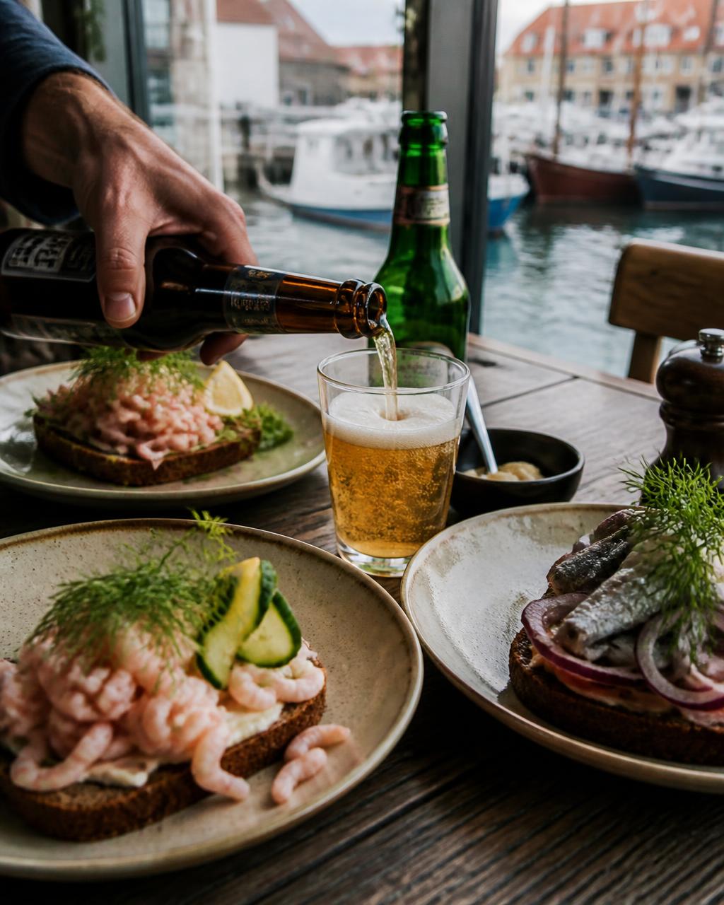 Smørrebrød, Austern und Sterne